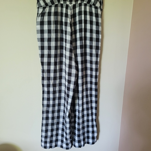 MADEWELL Cami Wide-Leg Jumpsuit in Gingham Check - Picture 9 of 11